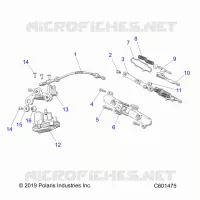 ENGINE, EXHAUST VALVE ASM. AND ACTUATOR -S23TLC8RS/8RE (C601475)