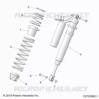 FRONT SUSPENSION SHOCK MOUNTING