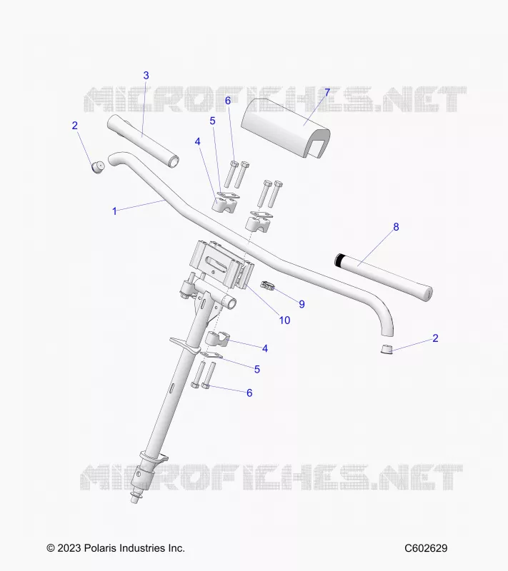 STEERING, HANDLEBAR MOUNTING