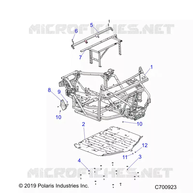 CHASSIS, MAIN FRAME AND SKID PLATES