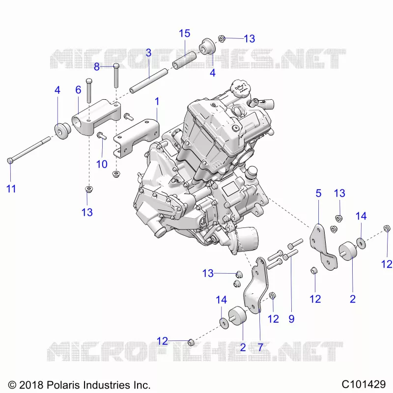 ENGINE, MOUNTING