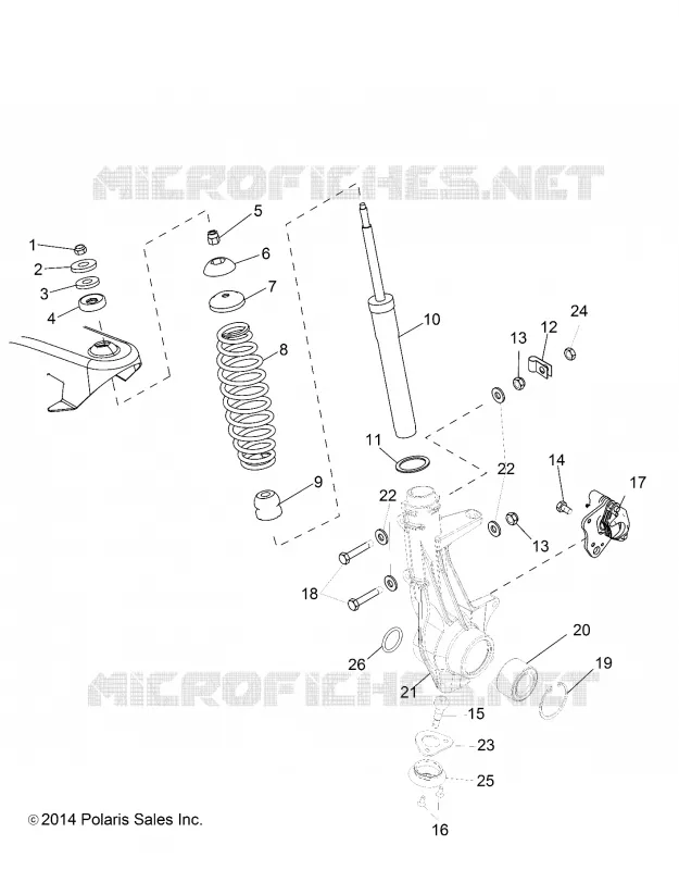 FRONT SUSPENSION STRUT