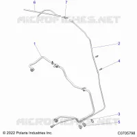 FUEL SYSTEM, LINES, STD.