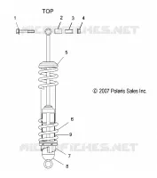 SUSPENSION, REAR SHOCK TRACK
