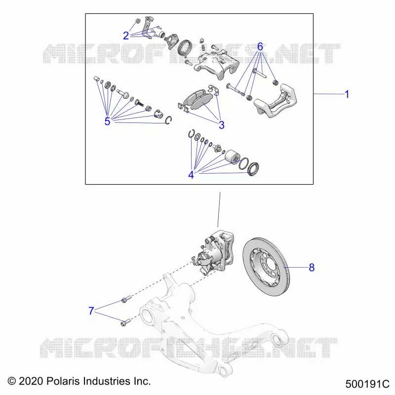BRAKES, REAR CALIPER