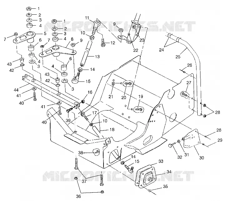 STEERING 700 XC 0981766 AND EUROPEAN 700 XC E981766 (4944154415B005)