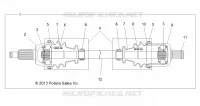 DRIVE TRAIN, FRONT DRIVE SHAFT