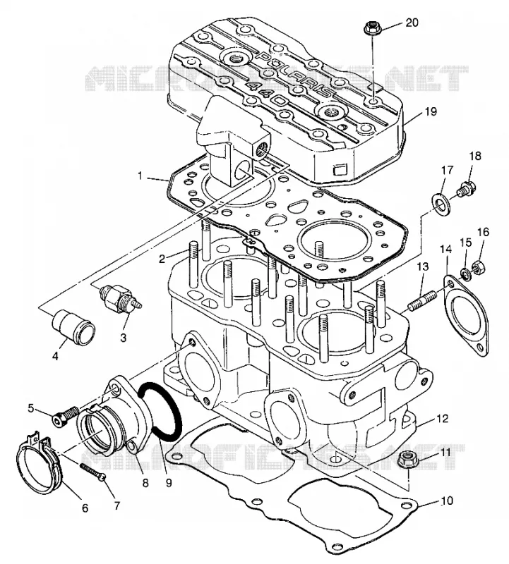 CYLINDER  440 LC 0972760 (4938353835C005)