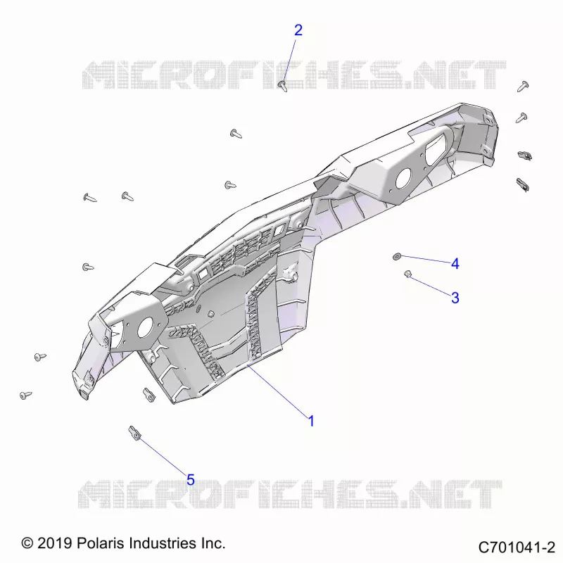 REAR BODYWORK BUMPER