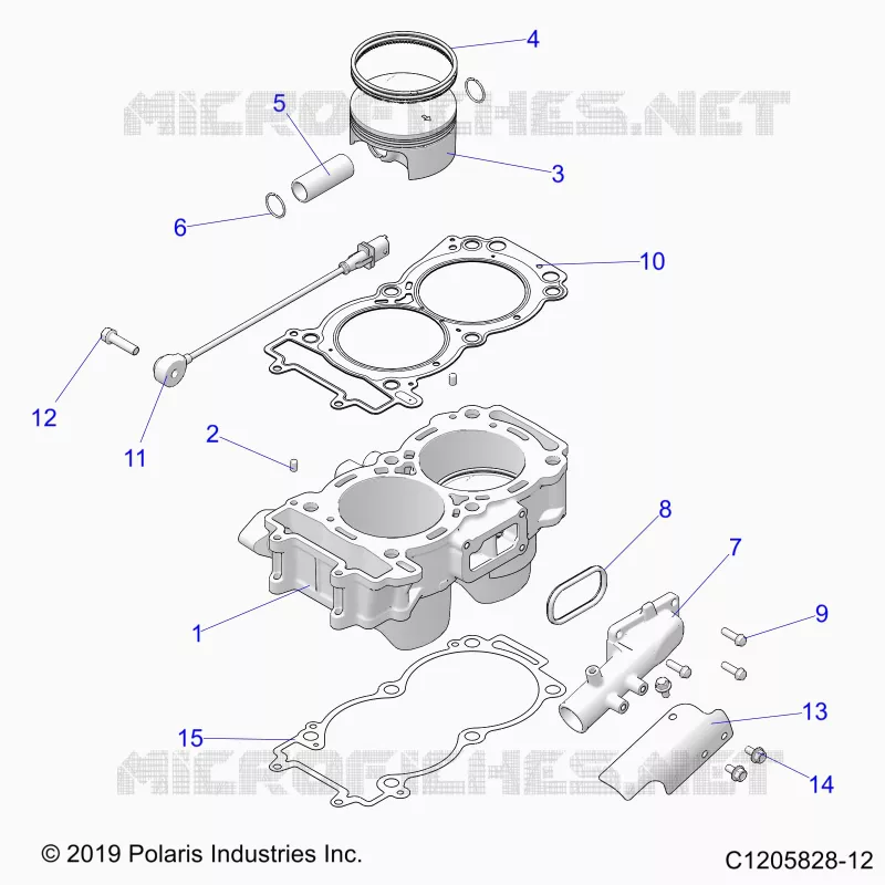 CYLINDER AND PISTON