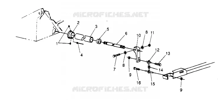 TORSION BAR ASSEMBLY 600 XCR 0951676 (4929132913B004)