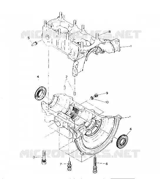 CRANKCASE SUPERTRAK (4921292129035A)