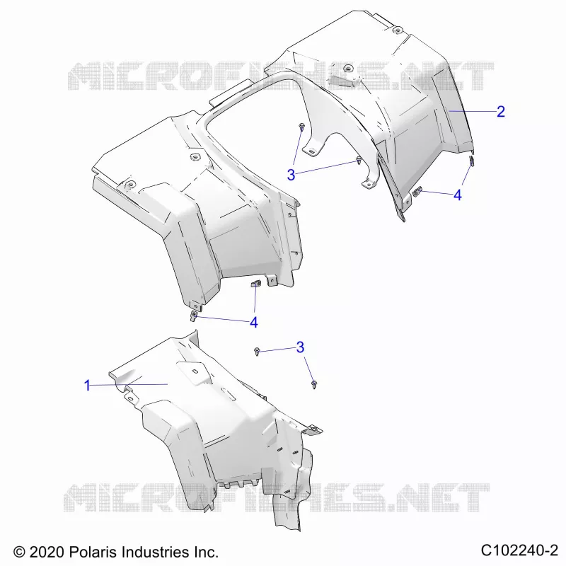 REAR BODYWORK CAB
