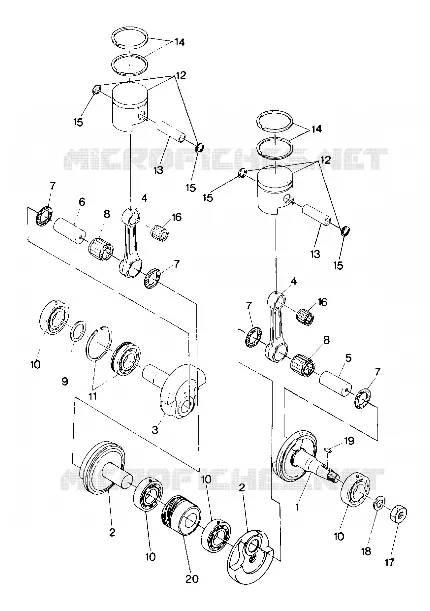 PISTON AND CRANKSHAFT TRAIL (4916831683027A)