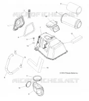 ENGINE, AIR INTAKE (BUILT 10/23/10 AND AFTER)