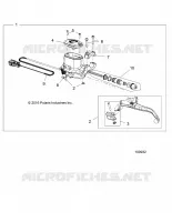 FRONT BRAKE BRAKE LEVER AND MASTER CYLINDER