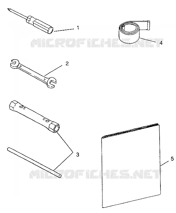 TOOL KIT    LITE 0973433 AND LITE DELUXE 0973431 (4938273827C002)