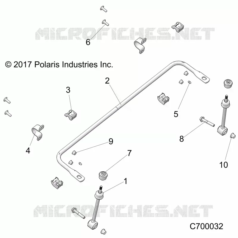 SUSPENSION, FRONT STABILIZER BAR- R21RRS99C9/CK/CP/F9/FP/PCW (C700032)