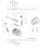 ENGINE, CYLINDER HEAD, CAM AND VALVES