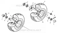 MIDDLE WHEEL BIG BOSS 6X6 400L W97AE38A (4940814081C004)