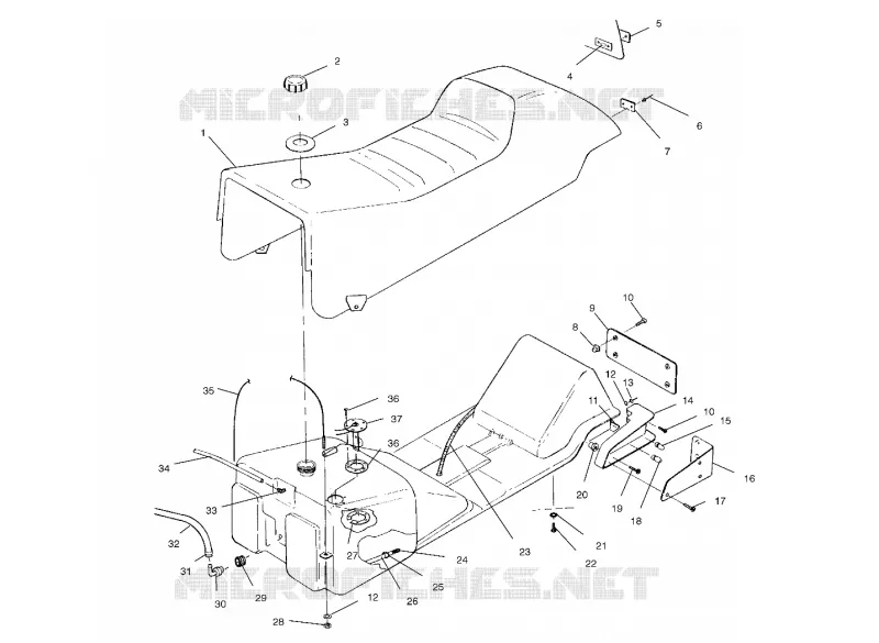 SEAT   GAS TANK
