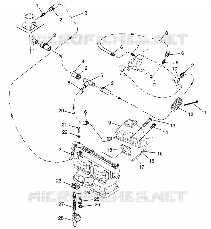 COOLING SYSTEM SL 700 B964066 AND  INTL. SL 700 I964066 (4935633563B009)