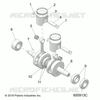 ENGINE, PISTON & CRANKSHAFT