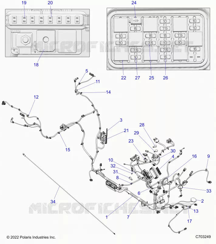 ELECTRICAL, WIRE HARNESS, CHASSIS