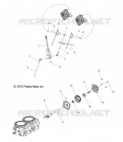 ENGINE, EXHAUST VALVES AND SOLENOID