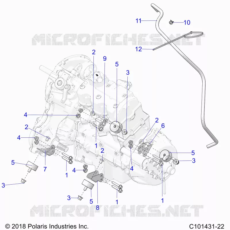 ENGINE, MOUNTING AND TRANSMISSION MOUNTING