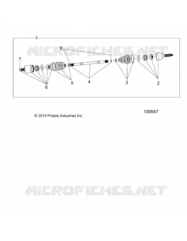 DRIVE TRAIN, FRONT HALF SHAFT