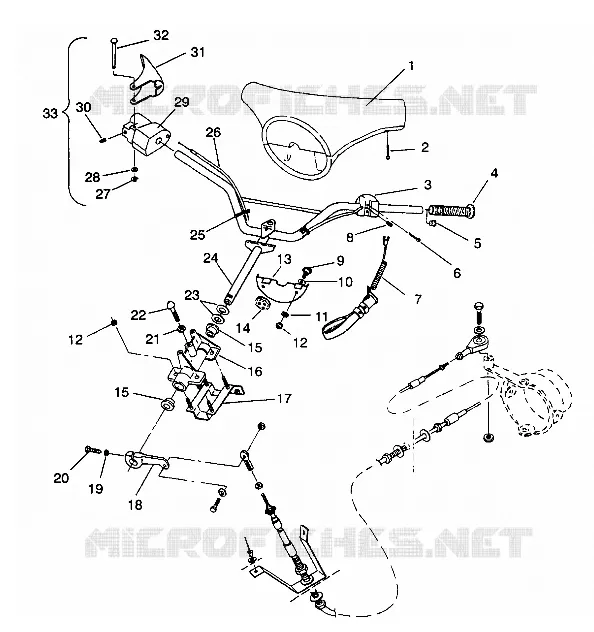 STEERING ASSEMBLY SLT 750 B944170 (4925942594009A)