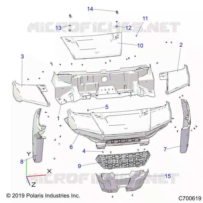 HOOD AND FRONT FACIA