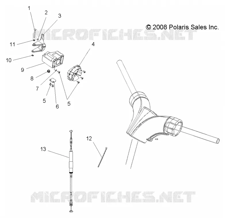 ENGINE, THROTTLE   CONTROL ASM.
