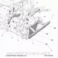 CHASSIS, FRONT GEARCASE AND BUMPER MOUNTING