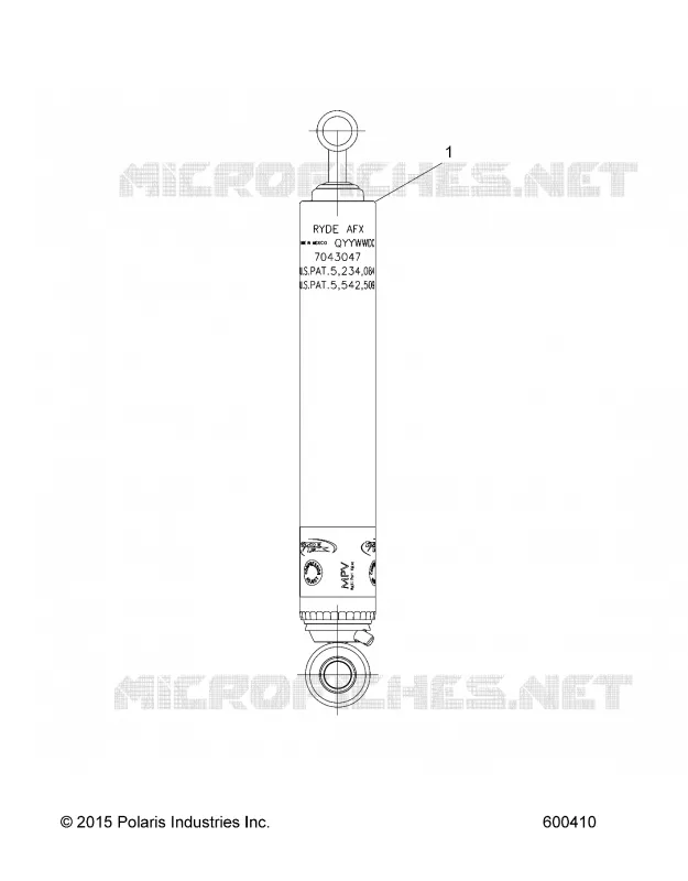REAR TRACK SHOCK (7043047)