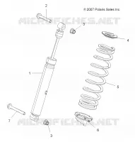 SUSPENSION, REAR SHOCK