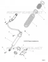 SUSPENSION, REAR SHOCK MOUNTING