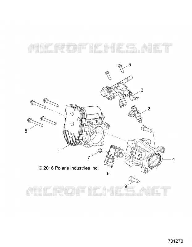 THROTTLE BODY AND FUEL RAIL