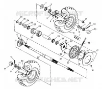 REAR WHEEL DRIVE XPLORER 400L W969140 (4935983598C007)