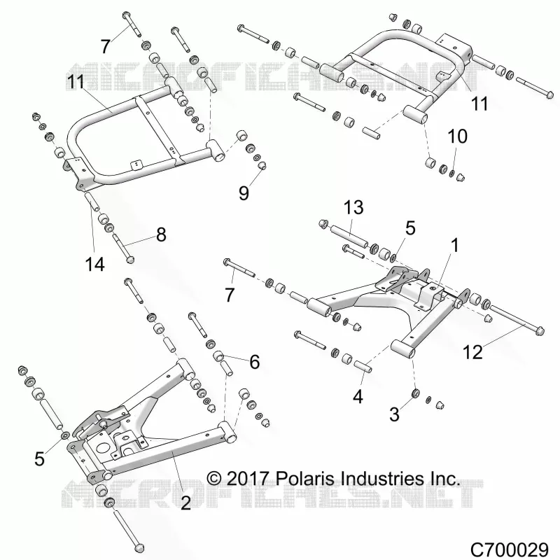 REAR SUSPENSION CONTROL ARMS