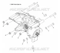 REAR GEARCASE, MOUNTING