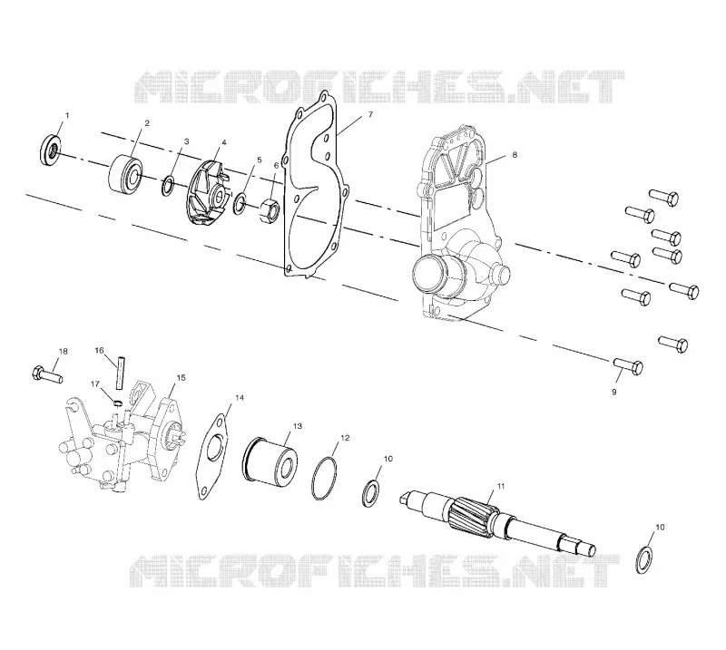 WATER PUMP/OIL PUMP (500)