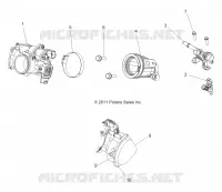 ENGINE, THROTTLE BODY AND FUEL RAIL