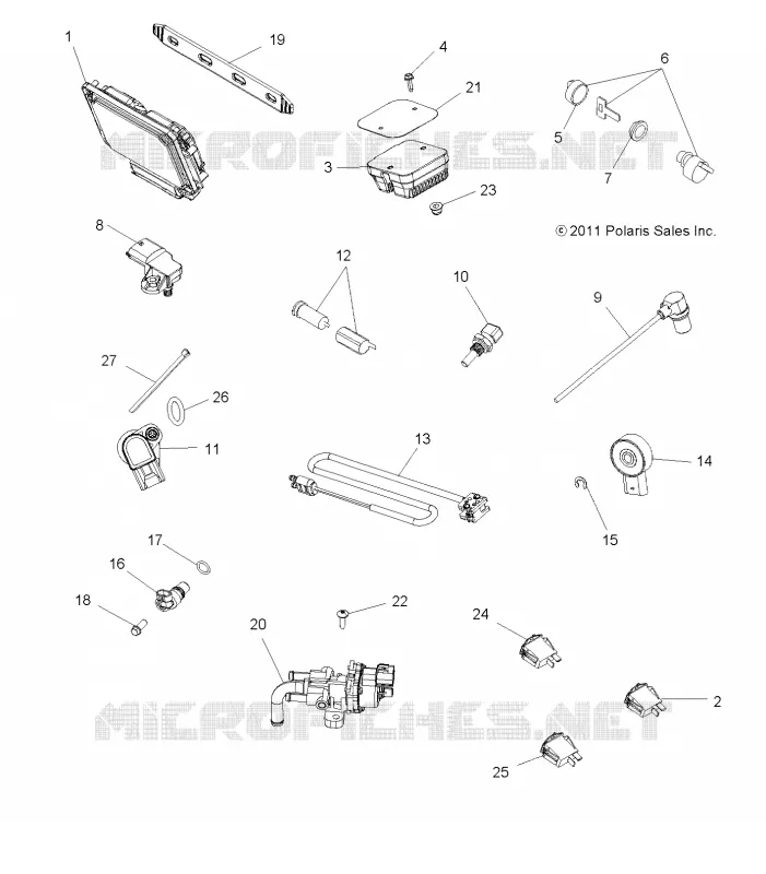 SWITCHES, SENSORS, ECU AND CONTROL MODULES