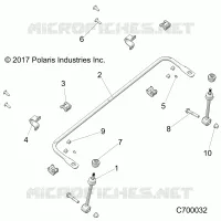 FRONT SUSPENSION STABILIZER BAR