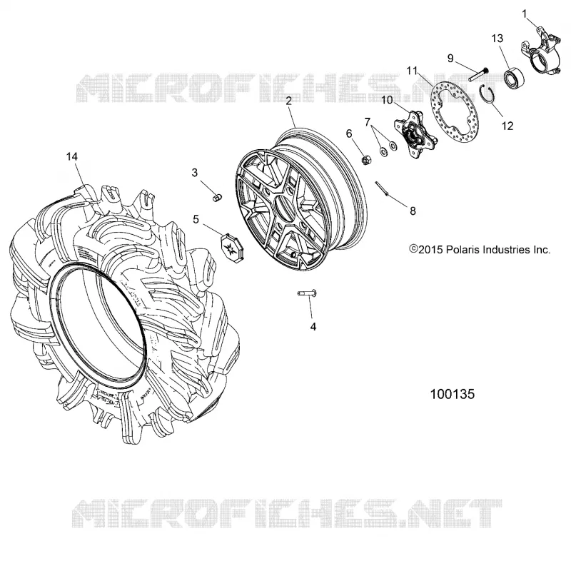 WHEELS, FRONT AND HUB