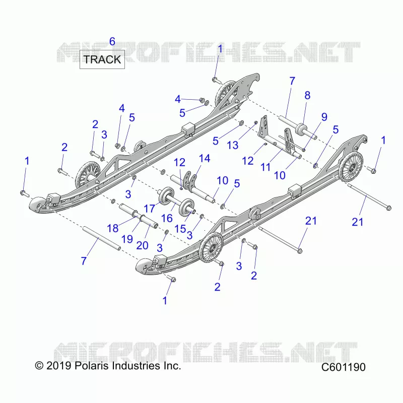 REAR SUSPENSION AND TRACK
