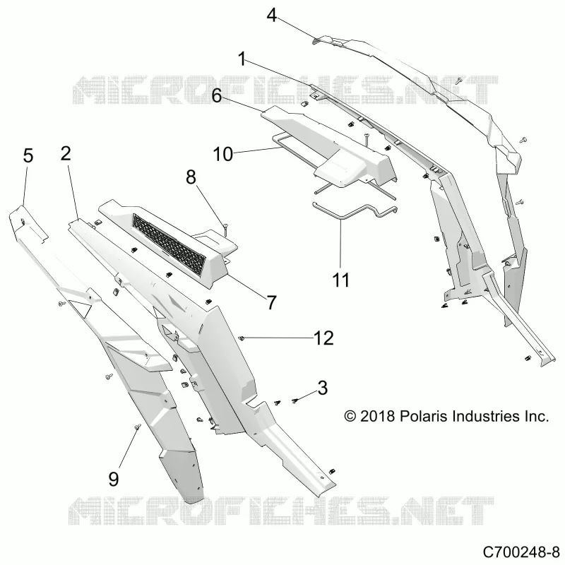 REAR BODYWORK FENDERS AND BEZELS