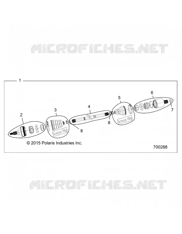 DRIVE TRAIN, REAR HALF SHAFT
